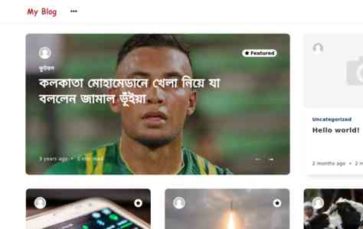 Awesome Blog (screenshot desktop)