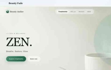 Beauty Fade (screenshot desktop)