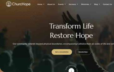 Chruchope (screenshot desktop)