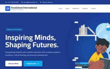 FeraSchool (screenshot desktop)