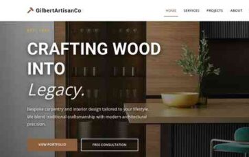 Gilbert Artisan Co (screenshot desktop)