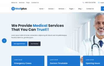 Mediplus (WpthemesGrid) - (screenshot desktop)