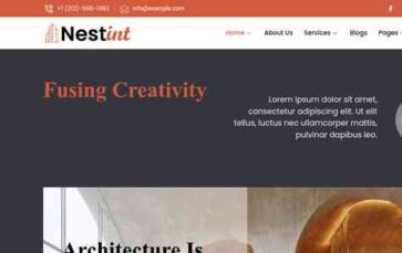 Nestint (screenshot desktop)