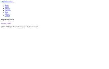 Synchro Agency (screenshot desktop)