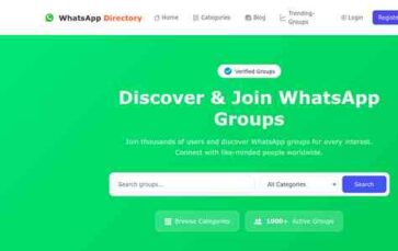 WhatsApp Directory (screenshot desktop)