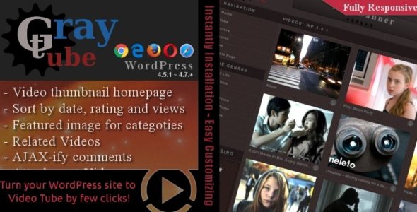 WPTubeGray (Codester)