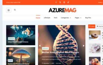 Azure Mag (screenshot desktop)