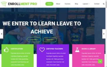 Enrollment Pro (screenshot desktop)