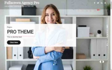Fullscreen Agency Pro (screenshot desktop)