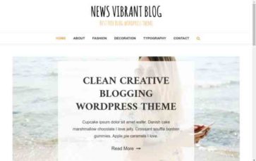 Screenshot Desktop News Vibrant Blog (screenshot desktop)