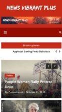News Vibrant Plus (screenshot mobile)