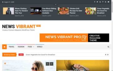 News Vibrant Pro (screenshot desktop)
