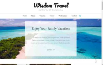 Wisdom Travel (screenshot desktop)