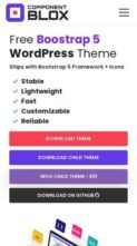 Bootstrap Component Blox (screenshot mobile)