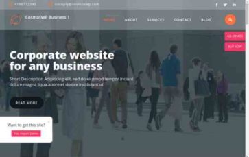 CosmosWP Pro (screenshot desktop)