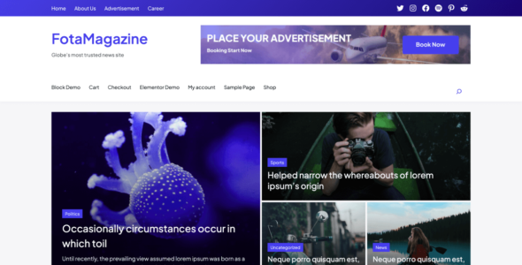 Fota Magazine Pro (CozyThemes)