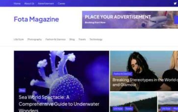 Fota Magazine Pro (screenshot desktop)