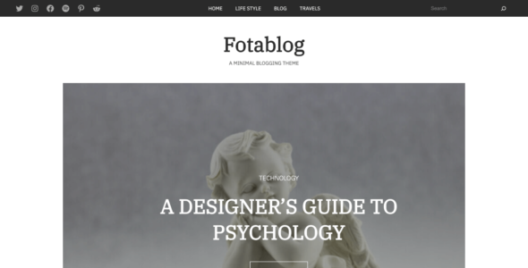 Fotablog (CozyThemes)