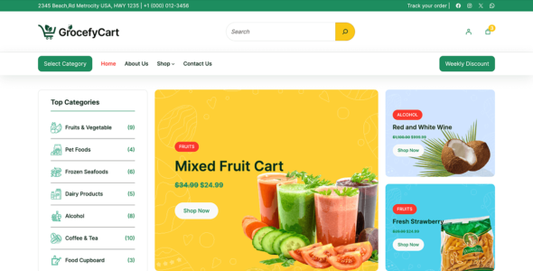 GrocefyCart Pro (CozyThemes)