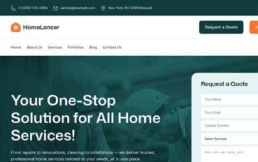 HomeLancer Pro (screenshot desktop)