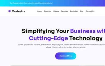 Modestra Pro (screenshot desktop)