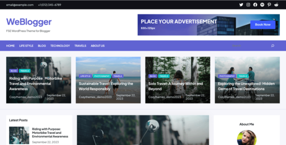 WeBlogger (CozyThemes)