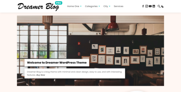 Dreamer Blog Premium (Crafthemes)