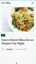 Luma Blog (screenshot mobile)