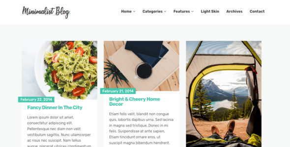 Minimalist Blog (Crafthemes)