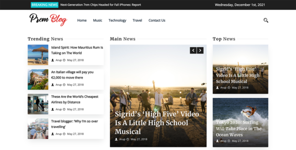 Prem Blog (Crafthemes)