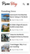 Prem Blog (screenshot mobile)