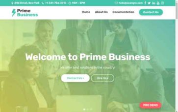 Prime Business (screenshot desktop)