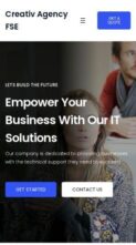 Creativ Agency FSE (screenshot mobile)