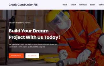 Creativ Construction FSE (screenshot desktop)