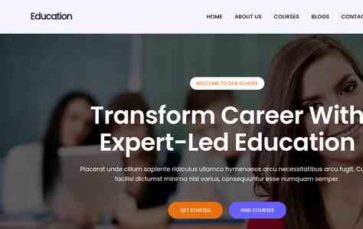 Creativ Education FSE (screenshot desktop)