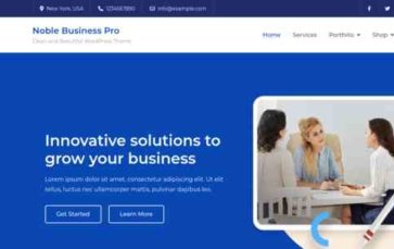 Elegant Business Pro (screenshot desktop)
