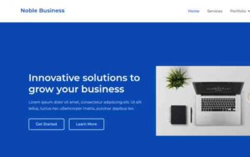 Elegant Business (screenshot desktop)