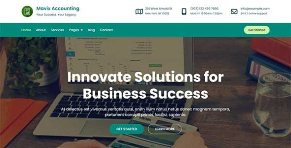 Mavix Accounting (Creativ Themes)