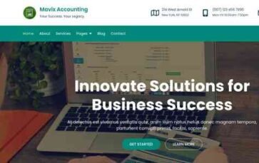 Mavix Accounting (screenshot desktop)