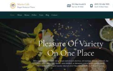 Mavix Cafe (screenshot desktop)