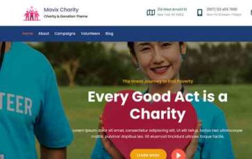 Mavix Charity (screenshot desktop)