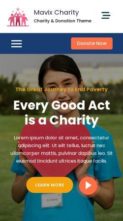 Mavix Charity (screenshot mobile)