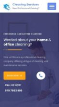Mavix Cleaning Services (screenshot mobile)