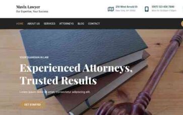 Mavix Lawyer (screenshot desktop)
