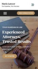 Mavix Lawyer (screenshot mobile)