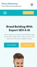 Mavix Marketing (screenshot mobile)