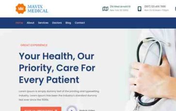Mavix Medical (screenshot desktop)