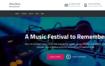 Mavix Music (screenshot desktop)