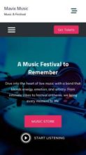 Mavix Music (screenshot mobile)