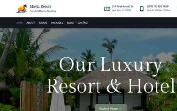 Mavix Resort (screenshot desktop)